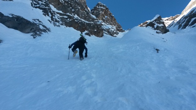 Ski de randonnée Mont-Blanc (Pointe Tricot), Vincent Glauzy, Guide de Haute montagne