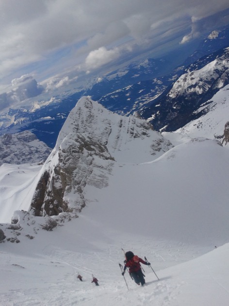 Ski de randonnée Tour des Dents Blanches (Chablais), Vincent Glauzy, Guide de Haute montagne